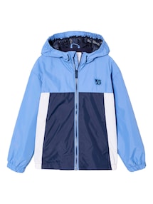 Jungen Regenjacke mit Recycling-Polyester, Colorblock