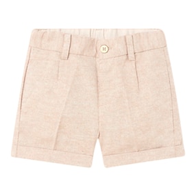 Shorts mit Leinenanteil