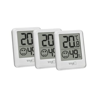 Digitales Thermo-Hygrometer, 3er Set