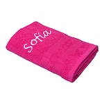Handtuch personalisiert mit Namen, 50x100 cm, 100% Baumwolle