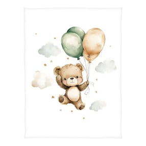 Babydecke Microfaserflausch 75x100 cm