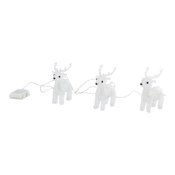LED-Dekofiguren "Rentiere", 3 Stück