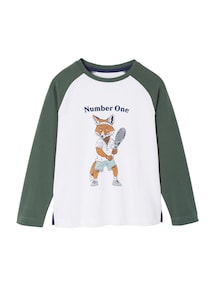 Jungen Shirt mit Fuchs und Recycling-Baumwolle