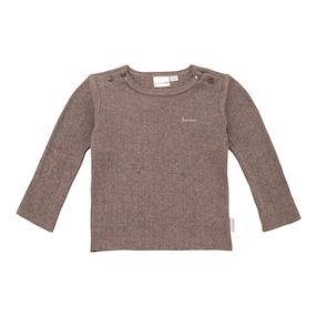 Shirt langarm Rippqualität