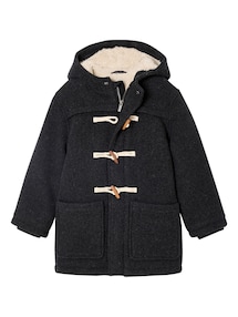 Jungen Dufflecoat mit Teddyfleece und Recycling-Wattierung
