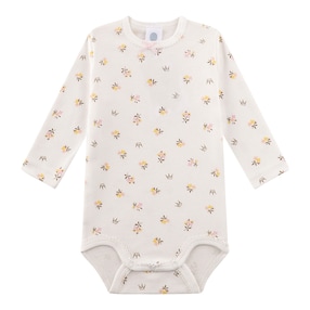 Body langarm Blumen