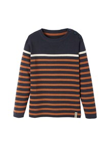 Jungen Streifenpullover
