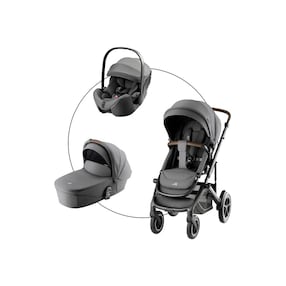 Kombikinderwagen SMILE 5Z STYLE Trio-Set inkl. Babyschale BABY-SAFE PRO i-SIZE