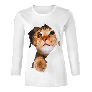 Damenshirt "Freche Katze"