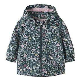 Windbreaker mit abnehmbarer Kapuze Blumen