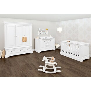 3-tlg. Babyzimmer Emilia extrabreit groß