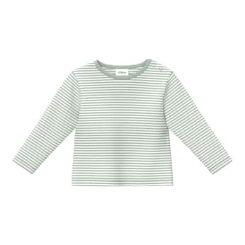 Shirt langarm Ringel Rippqualität