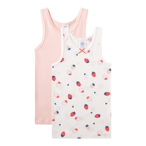 2er-Pack Unterhemden Erdbeeren