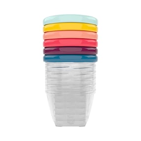 6er-Pack Behälter für Babynahrung 180ml