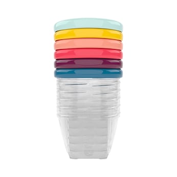 6er-Pack Behälter für Babynahrung 180ml