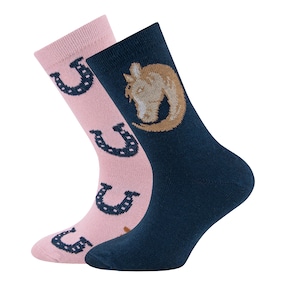 2er-Pack Socken Pferd Hufeisen