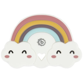 Beißring Silikon Regenbogen - ab Geburt
