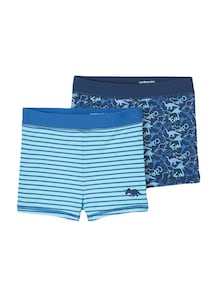 2er-Pack Jungen Boardshorts mit Dinos