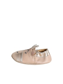 Baby Leder-Krabbelschuhe / Hausschuhe EINHORN, Geschenkbox