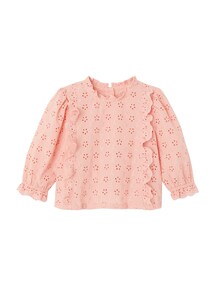 Mädchen Baby Volantbluse