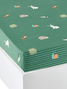 Bio-Kollektion: Kinder Spannbettlaken TIERFORSCHER