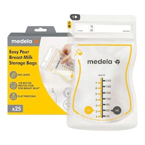 Muttermilchbeutel Easy Pour, 25 Stück
