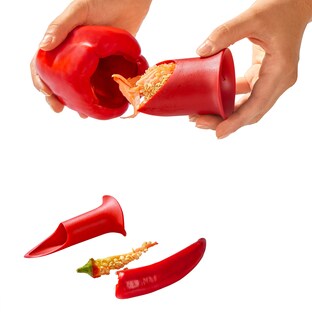 Paprika- und Chili-Entkerner, 2-teilig