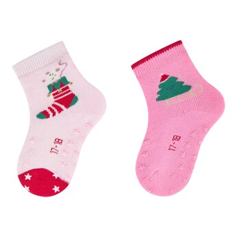 2er-Pack Krabbelsocken Weihnachten