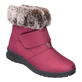 Winterstiefelette mit Spikes und Klett „Monika“