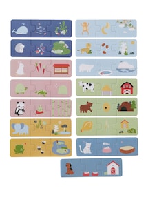 Kinder Kombinations-Puzzle, Tiere