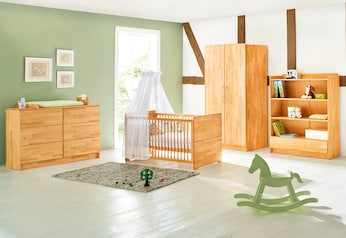 3-tlg. Babyzimmer Natura extrabreit