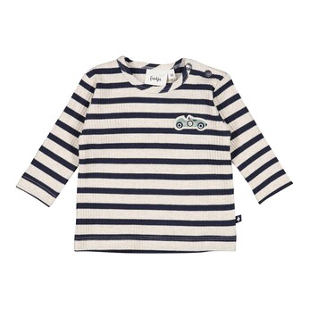 Shirt langarm Ringel Auto Rippqualität
