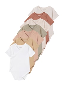 7er-Pack Baby Wickelbodys BASICS