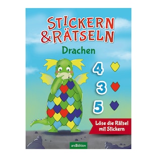 Stickern & Rätseln - Drachen