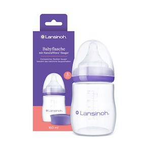 Babyflasche NaturalWave, Anti-Kolik-Weithals, Gr. S, 160 ml, ab 1M