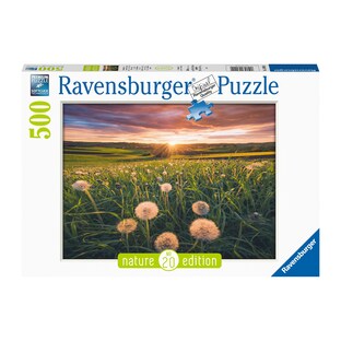 Puzzle "Pusteblumen im Sonnenuntergang", 500 Teile