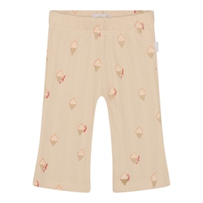 Leggings Eis flared Rippqualität