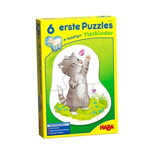 6 erste Puzzles - Tierkinder