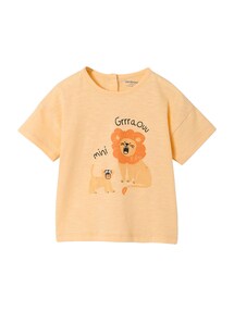 Baby T-Shirt mit Tier-Motiven, Bio-Baumwolle