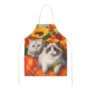 Schürze "Herbstkatzen"