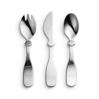 Besteck Set für Kinder - Silber