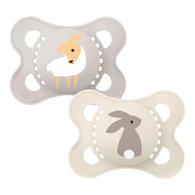 2er-Pack Schnuller Original Silikon, 0-6M