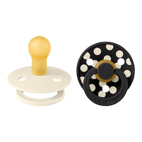 2er-Pack Polka Collection Schnuller Latex, 0-6M