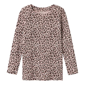 Shirt langarm Leoprint