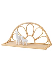 Wandregal aus Rattan BOHO Kinderzimmer