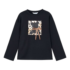 Shirt langarm Bär Leoprint