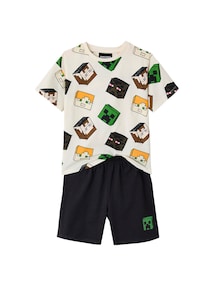 Kurzes Schlafanzug Kinder MINECRAFT