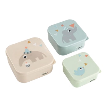 3-tlg. Snackboxset