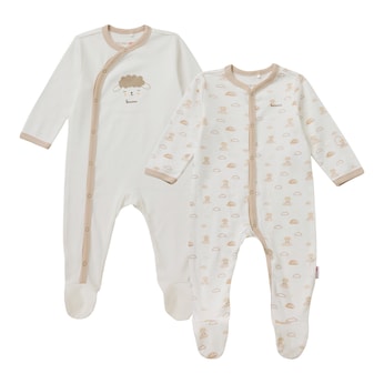 2er-Pack Schlafoveralls Schaf
