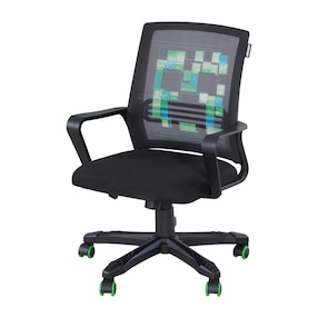 Gamingstuhl, stufenlos höhenverstellbar, Wippmechanik MINECRAFT